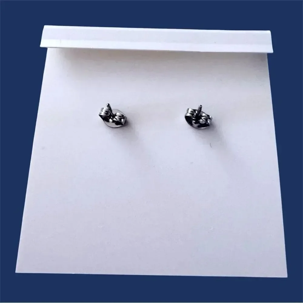 Tory Burch Metallic Logo Stud Earrings